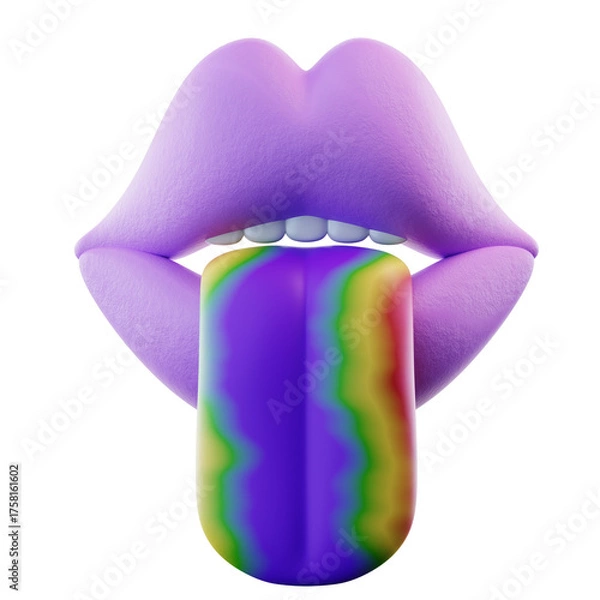 Obraz 3D Illustration Mouth