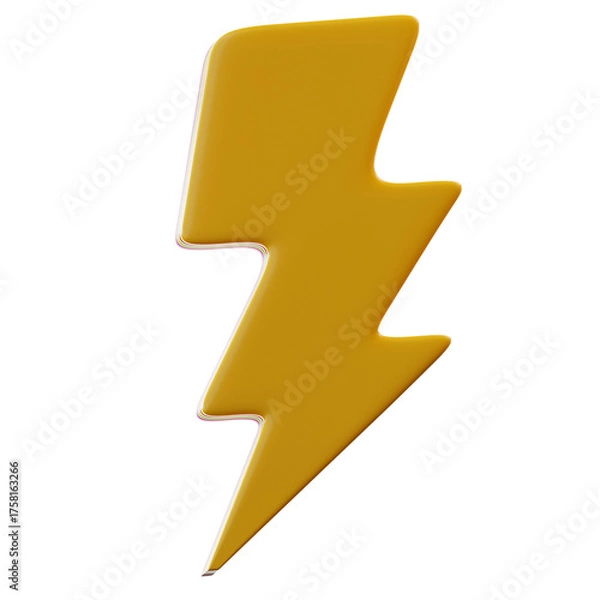Obraz 3D Illustration Lightning