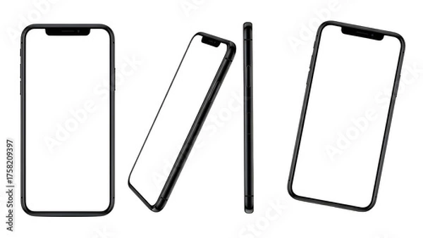 Obraz Smartphone Blank Screen Mockup
