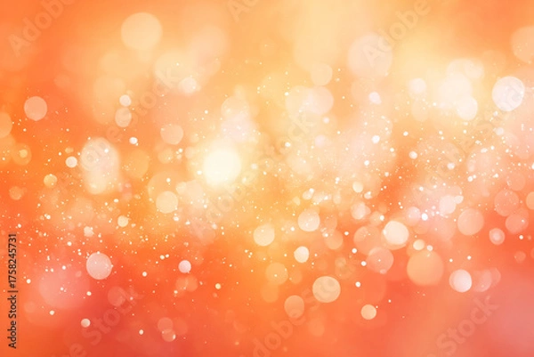 Fototapeta オレンジ キラキラ 背景画像素材	