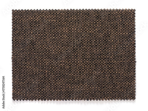 Obraz Fabric sample isolated on white