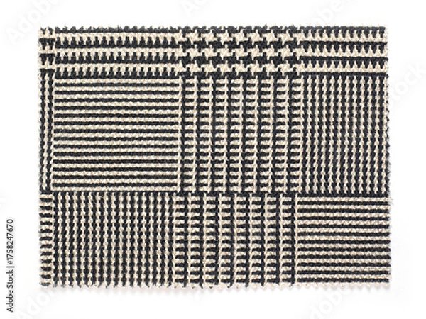 Obraz Fabric sample, checked texture