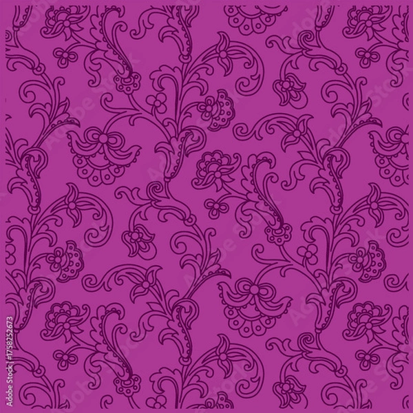 Obraz seamless pattern with flowers