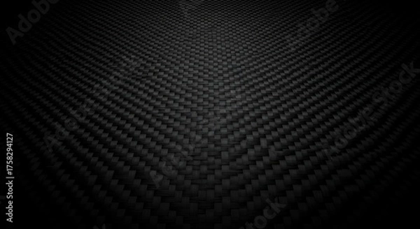 Obraz Abstract dark carbon fiber texture background with geometric pattern