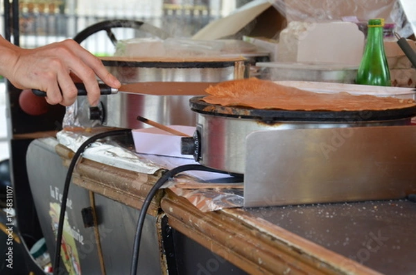 Obraz crêpe in paris