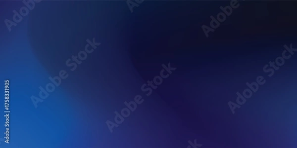Obraz Abstract liquid background set. Gradient mesh. Effect blend dark blue color. Blurred fluid colorful mix. Modern design template for web cover, header, ad banner, poster, brochure, flyer. Modern Vector
