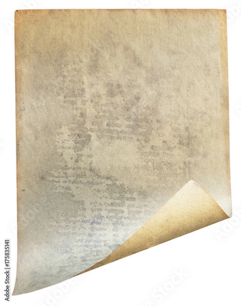 Fototapeta old paper isolated