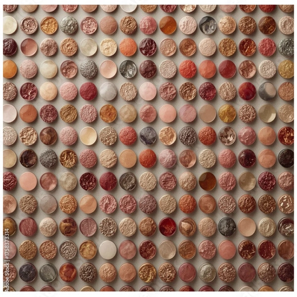 Obraz abstract background, creative pattern, circular shapes, aesthetic design, artistic texture, multicolor 