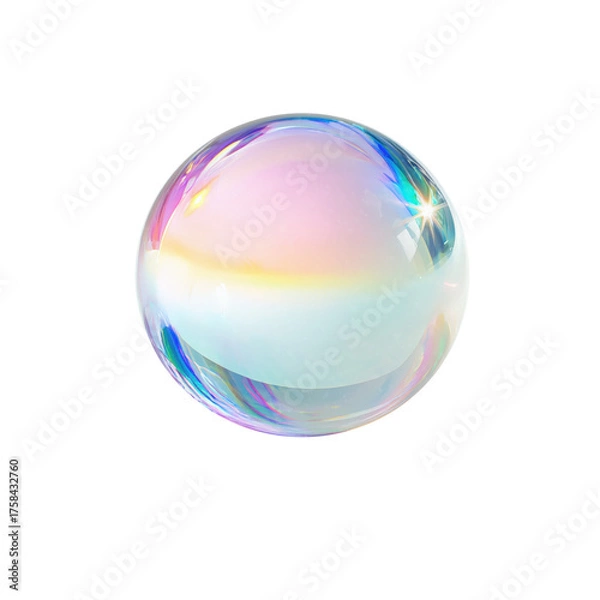Obraz colorful glass sphere