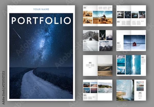 Obraz 	
Minimalist Portfolio Layout