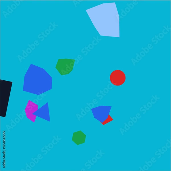 Fototapeta Social Media Flat Solid