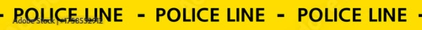 Obraz police line 