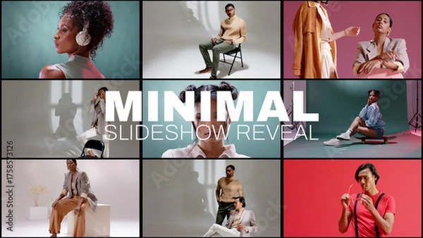 Fototapeta Minimal Slideshow Reveal