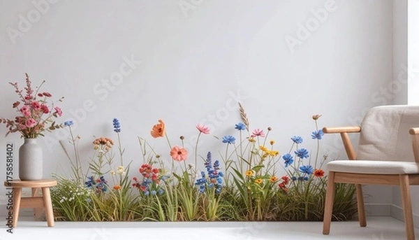 Obraz table with flowers