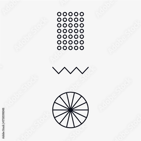 Fototapeta Security Monoline