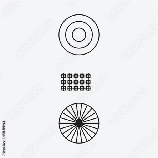 Fototapeta Shield Monoline