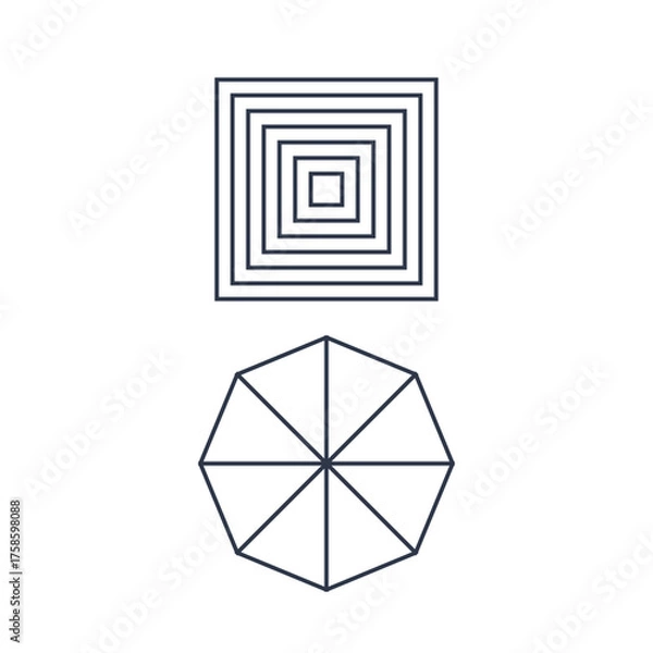 Fototapeta Ship Monoline