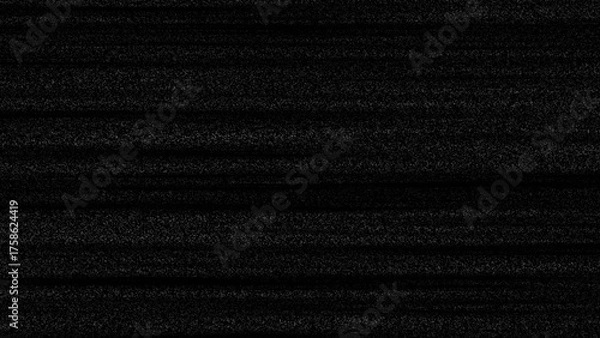 Fototapeta Old TV Static and Signal Interference. Monochrome screen noise with bad television reception effect.