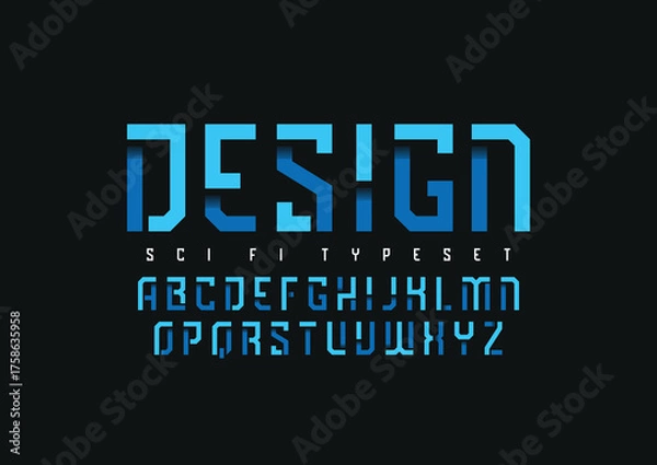 Fototapeta Alphabet multi-colored font, for your logo design, bright colorful letters A, B, C, D, E, F, G, H, I, J, K, L, M, N, O, P, Q, R, S, T, U, V, W, X, Y, Z, vector illustration 10EPS.
