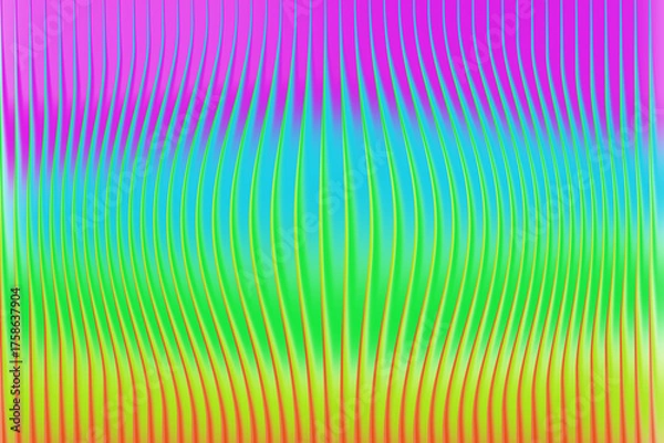 Obraz Abstract colorful background with wavy lines and gradients