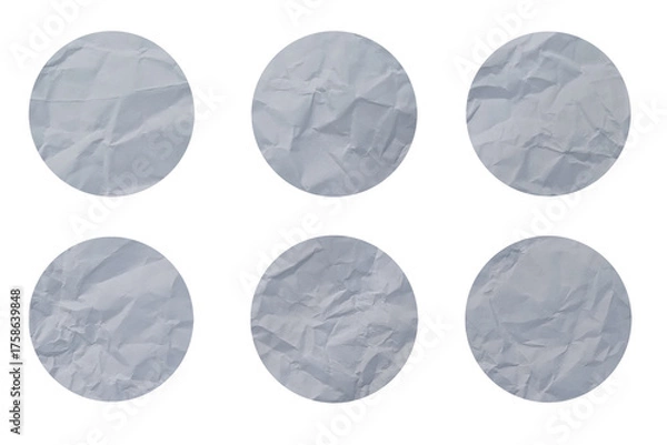 Obraz Round Shape Sticker Mockup For PSD Template 