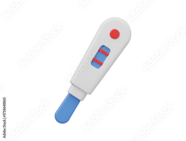 Obraz 3d pregnency kit icon render illustration