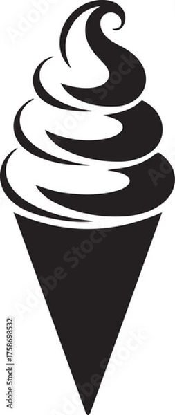 Fototapeta Abstract geometric shapes with vibrant color accents and clean lines