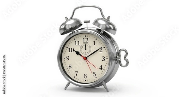 Obraz Retro Classic Alarm Clock with Bells