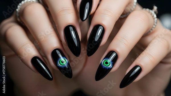 Fototapeta hallowen nails
