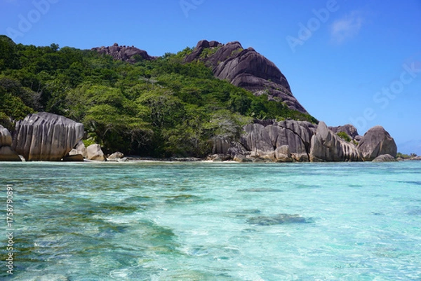 Fototapeta La Digue - Seychelles
