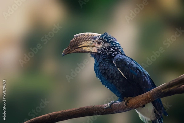 Fototapeta close up of hornbill