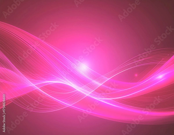 Obraz 紫の波形が輝くデジタル背景素材。