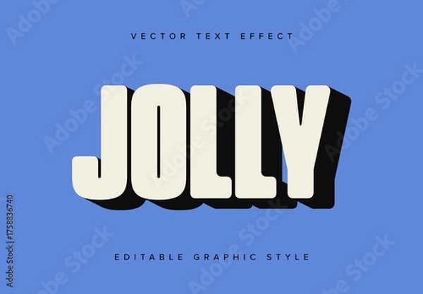 Obraz Bold Text Effect Mockup