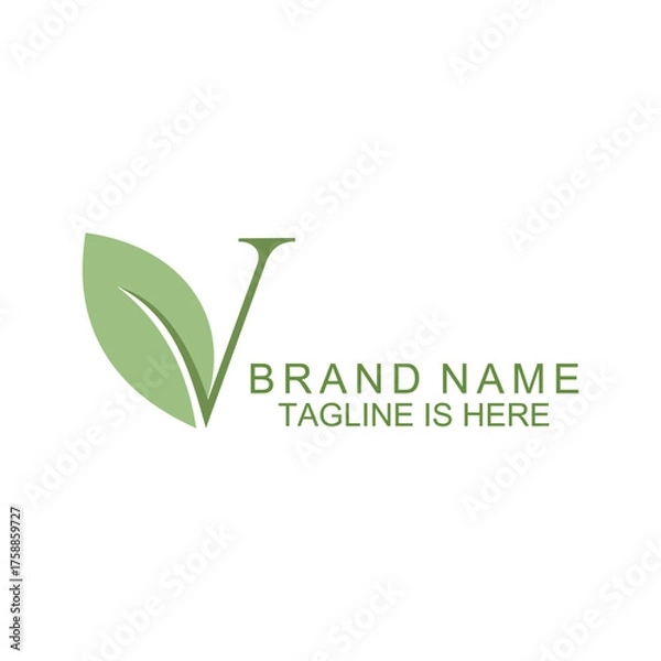 Obraz Eco-Friendly Brand Logo