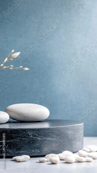 Obraz Minimalist Stone Product Display Podium
