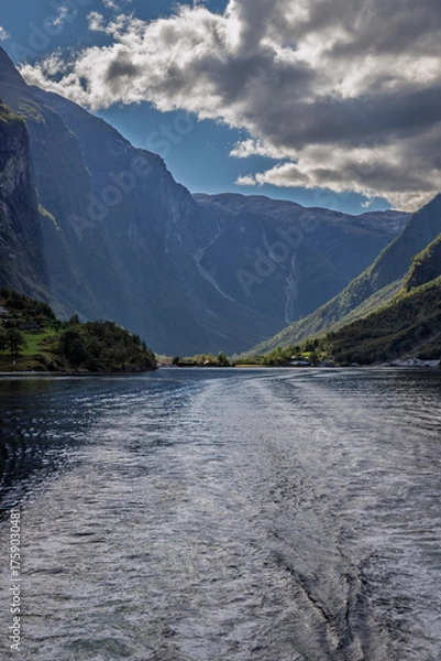 Fototapeta Scenic views near Bakka, Norway