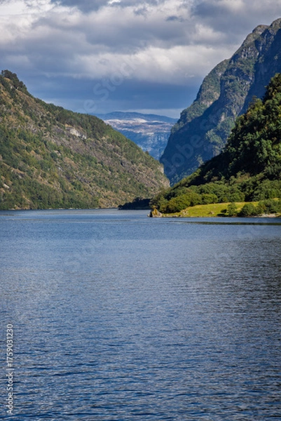 Fototapeta Scenic views near Bakka, Norway
