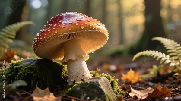 Obraz mushroom in the forest