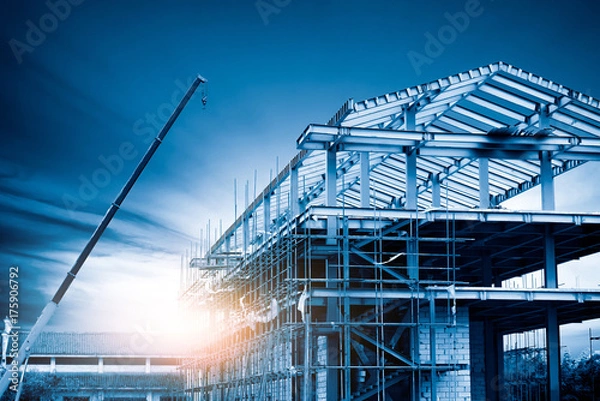 Obraz Steel frame structure