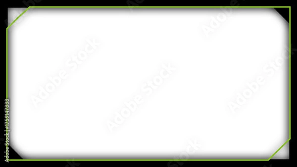 Obraz フレームデザイン-ラインカラー:黄