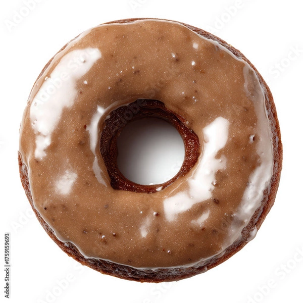 Obraz Top View of Glazed Donut