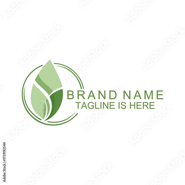 Obraz Eco-Friendly Brand Logo