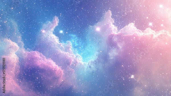 Obraz blue sky and clouds