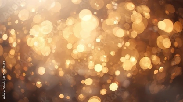 Fototapeta 背景素材 金色のキラキラ Background Golden glitter （Generative AI）