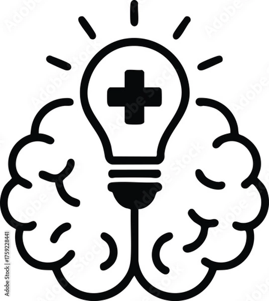 Fototapeta Electrical plug, bulb, and power icons conceptualize financial wealth and business design with a gold dollar symbol illustration