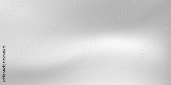 Obraz Silver foil background with metal mirror texture. Chrome gradient surface with thin glossy simple abstract.