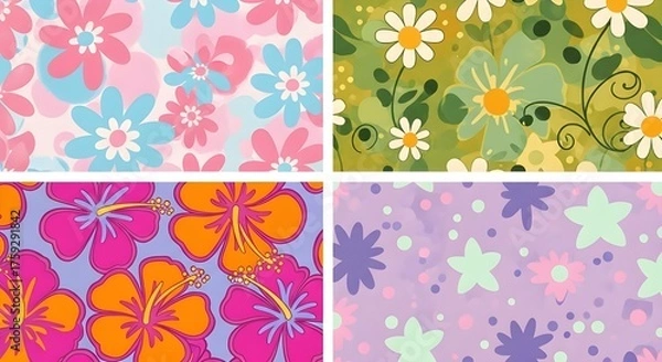 Obraz seamless pattern with flowers