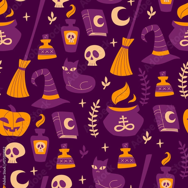 Obraz Vector Background for Halloween.