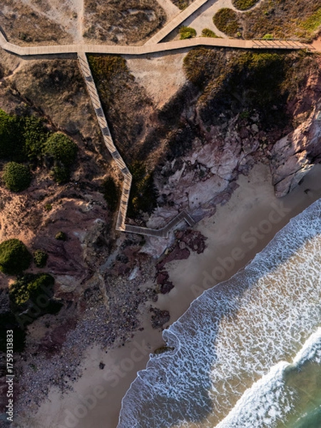 Obraz Côtes portugaises vues de drone