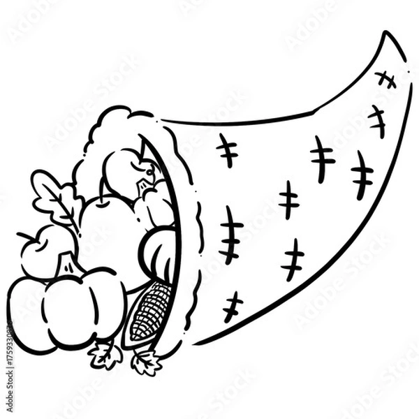 Obraz Cornucopia Doodle